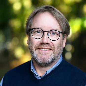 Bild på medelålders vit man med glasögon, Sven Carlsson, tillträdande VD på Höganäs Energi